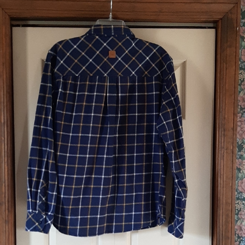 TD Tactical Men's Blue Plaid Shirt - Picture 3 of 7